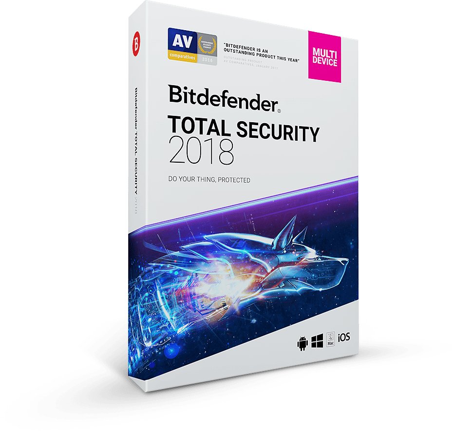 Bitdefender Total Security 2018 180 DNI 5 URZĄDZEŃ