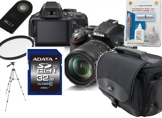 NIKON D5300 + 18-105 VR + 32GB + TORBA+STATYW MEGA