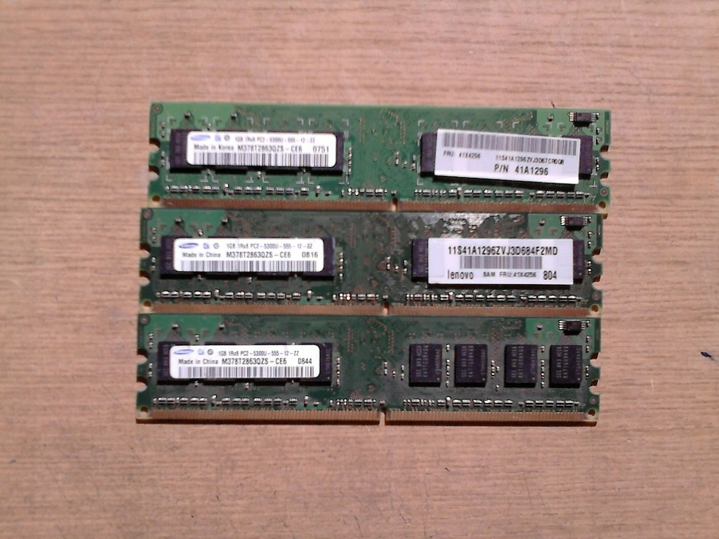 1GB PC2-5300U-555 SAMSUNG, DDR2