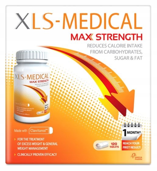 XLS Medical Max Strength Odchudzanie 120 Tabletek