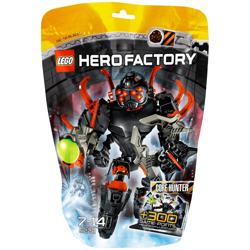 Lego Hero Factory 6222 Core Hunter