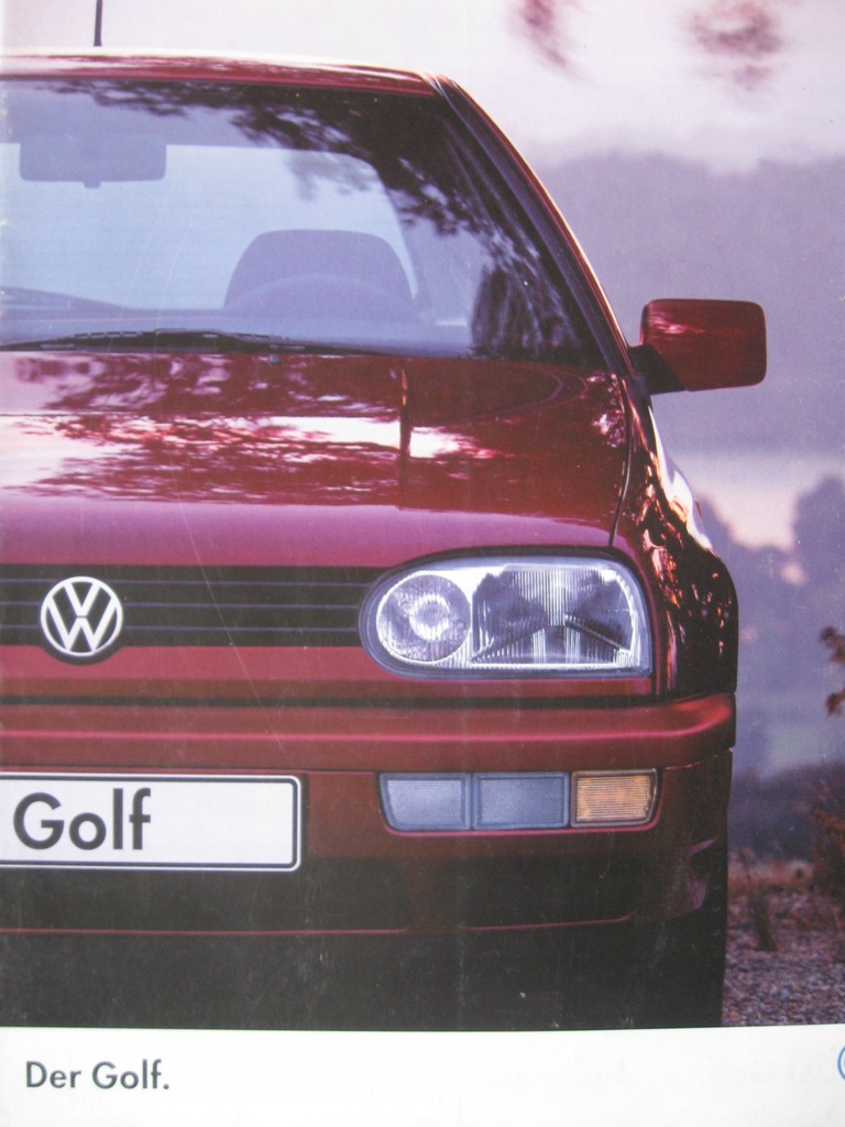 Prospekt VW Volkswagen GOLF 1996