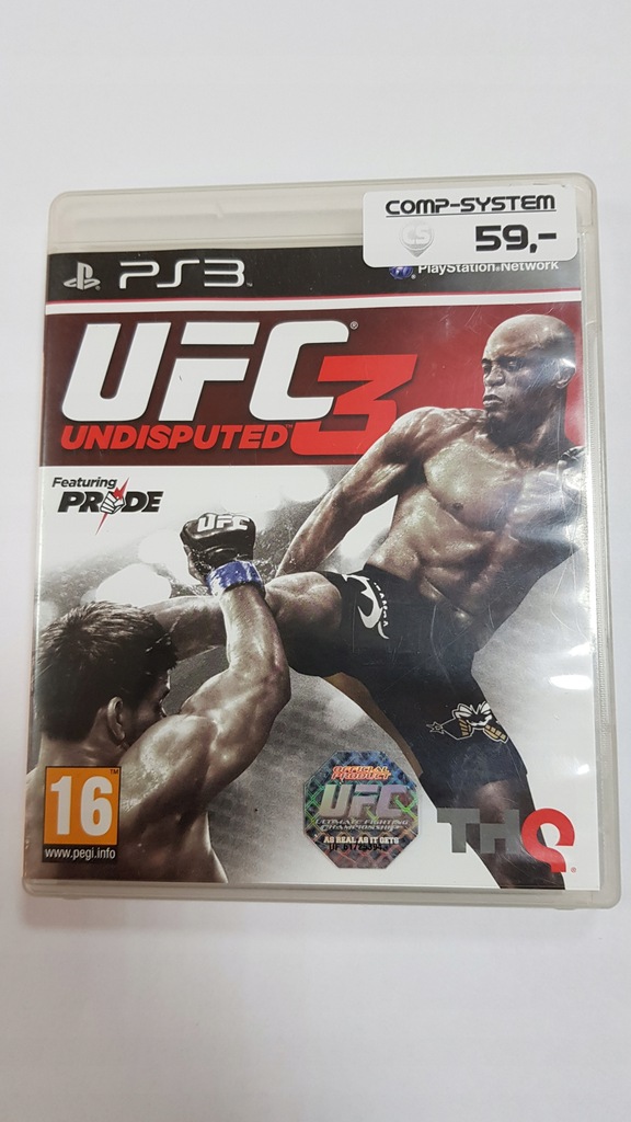 GRA PS3 UFC 3 UFC UNDISPUTED 3 SKLEP - 7693790799 - oficjalne archiwum ...