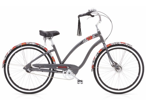 ROWER CRUISER ELECTRA WILD FLOWER 3i GRAFIT MAT