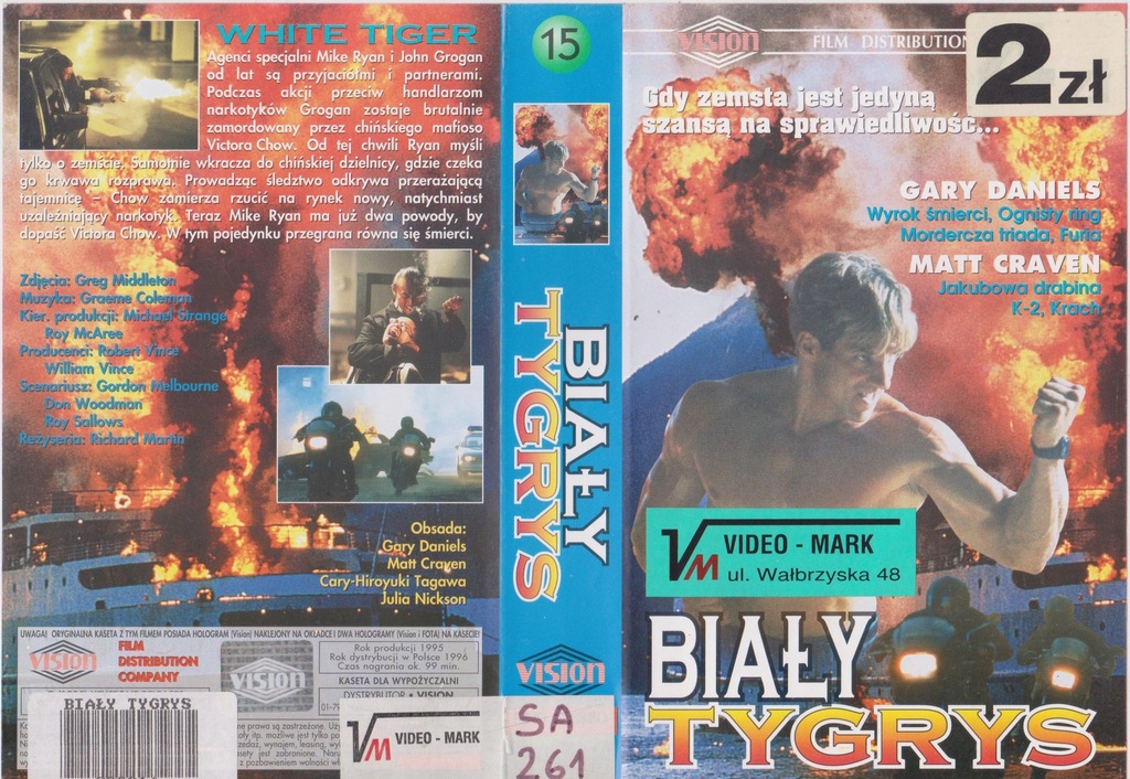[VHS-418] BIAŁY TYGRYS - Gary Daniels