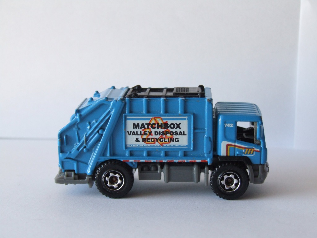 Matchbox Garbage Truck 2008 Mattel 2007 7292002751 oficjalne