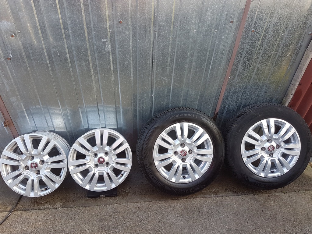 FELGI ALUMINIOWE 15 FIAT PUNTO EVO + DWIE OPONY