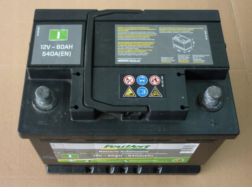 Akumulator FeuVert 60AH 12V 540A