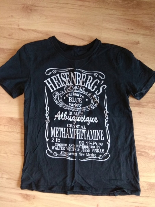 Koszulka męska Heisenberg Breaking Bad L czarna