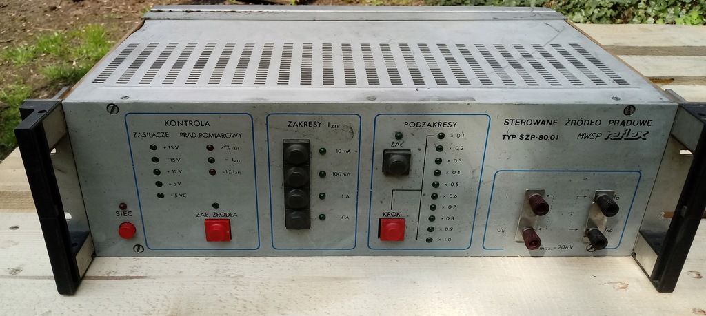 STEROWANE ŹRÓDŁO PRĄDOWE SZP-80.01 POLON REFLEX