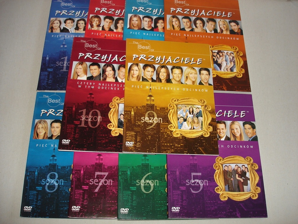 Przyjaciele Friends Najlepsze Odcinki 16 Dvd Box Oficjalne Archiwum Allegro