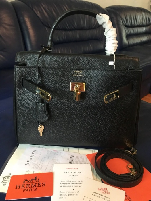 Torebka Hermes Kelly Czarna