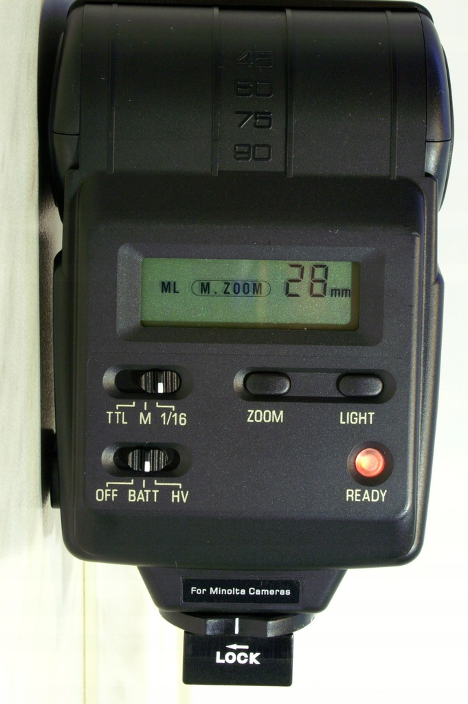 Mocna lampa METZ 40AF-4M LCD Minolta/Sony Stan bdb