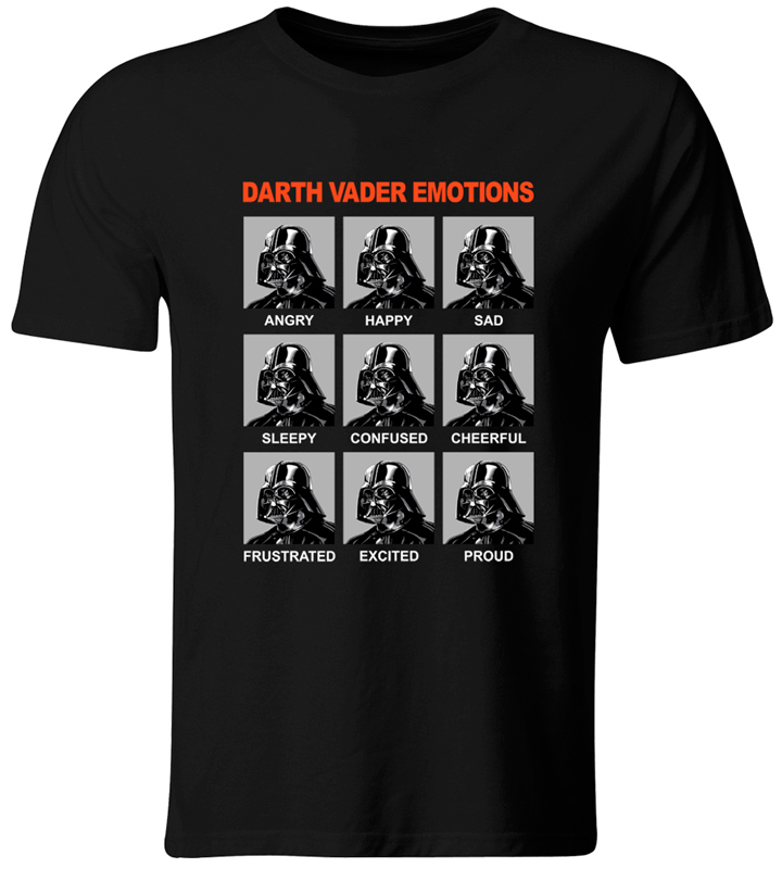 Darth vader on sale emotions shirt