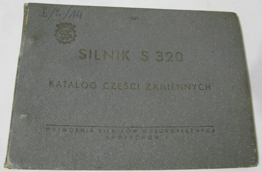 SILNIK S 320 katalog części zamiennych Andrychów =