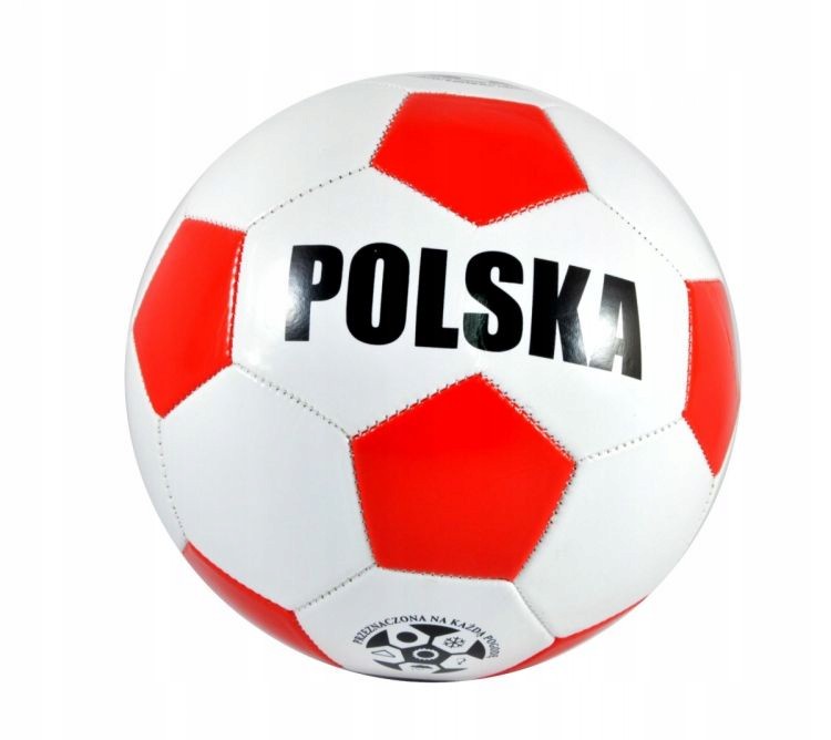 PIŁKA NOŻNA BIEDRONKA POLSKA barwy flaga r. 5