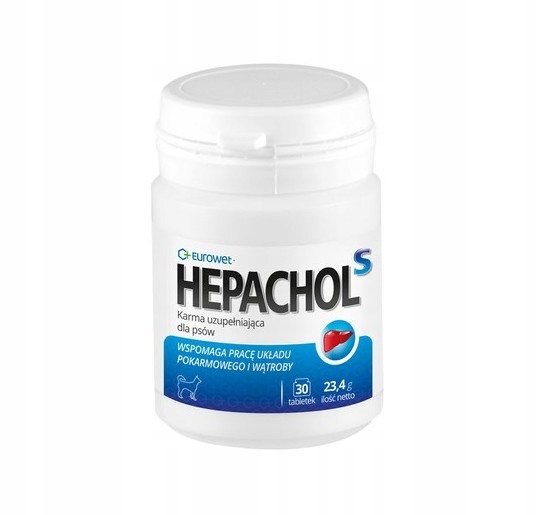 Hepachol duże psy 30 tabletek