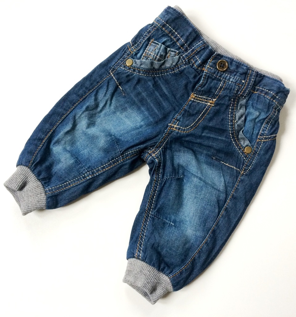 GEORGE spodenki jeans 56/62  0-3m