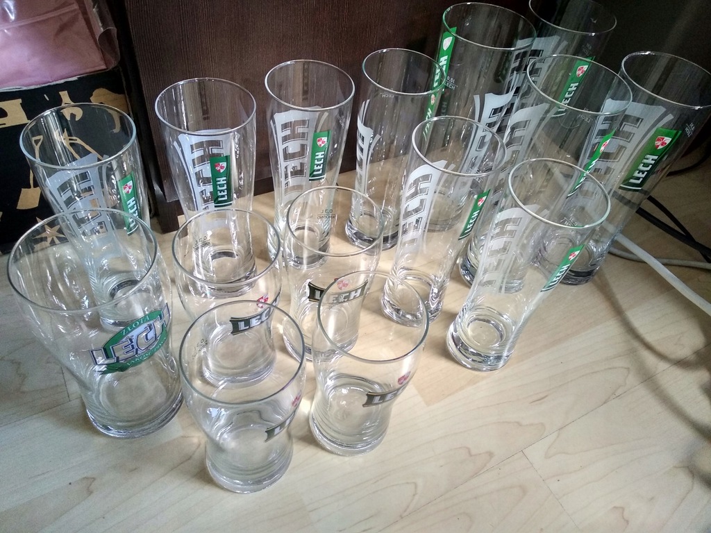 NOWE szklanki do piwa HURT tyskie lech żywiec