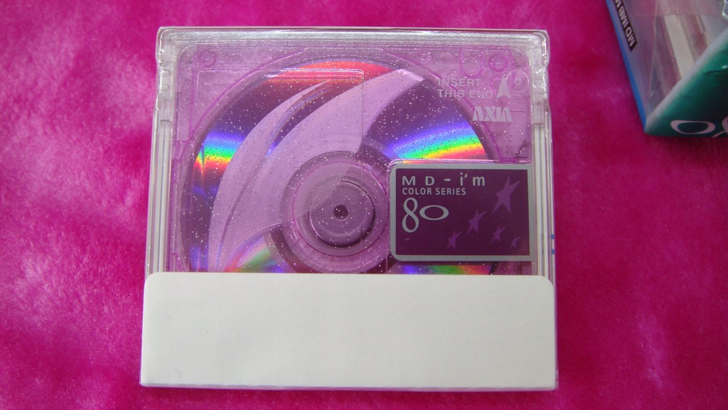 MINIDISC AXIA 80 PURPLE perła MADE in JAPAN NOWA ! - 7654016342 ...