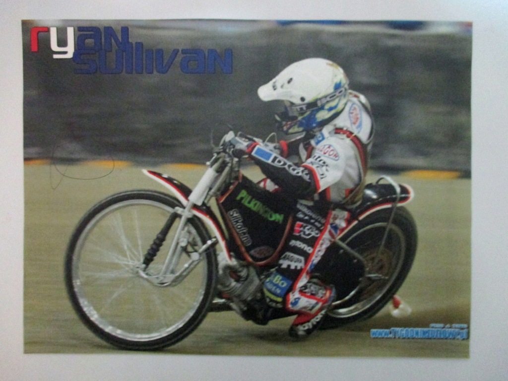 Autograf Ryan Sullivan, żużel, speedway