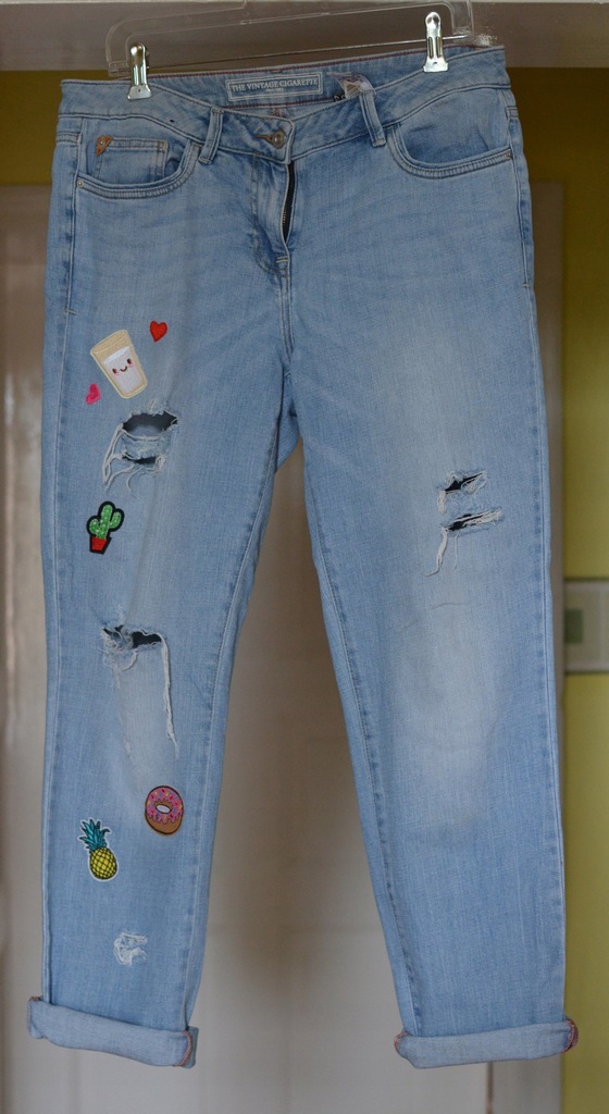 spodnie damskie boyfriend jeansy NEXT 12 40