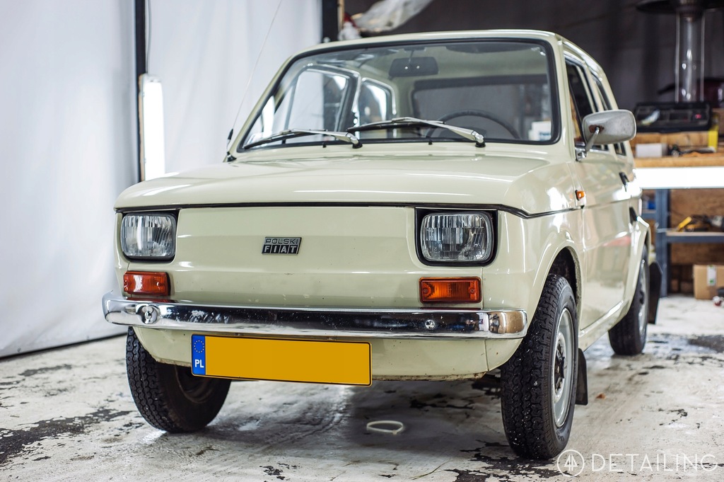 Polski Fiat 126p 650i, 6 tyś przebiegu, Oryginał,