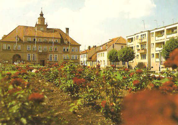 OLSZTYNEK --- RATUSZ --- SKWER --- 1986