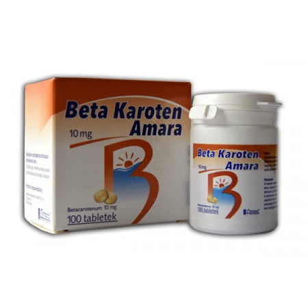 BETA KAROTEN AMARA 10 mg 100 tabl.  APTEKA