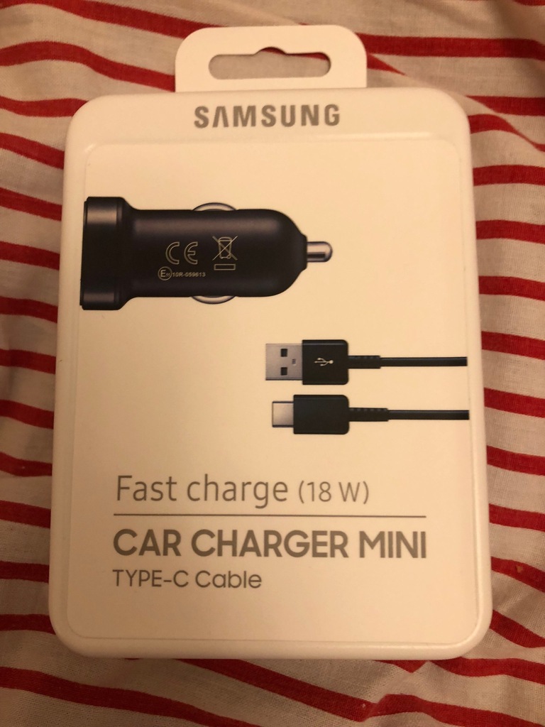 Samsung Car Charger Mini, Fast Charge, USB-C