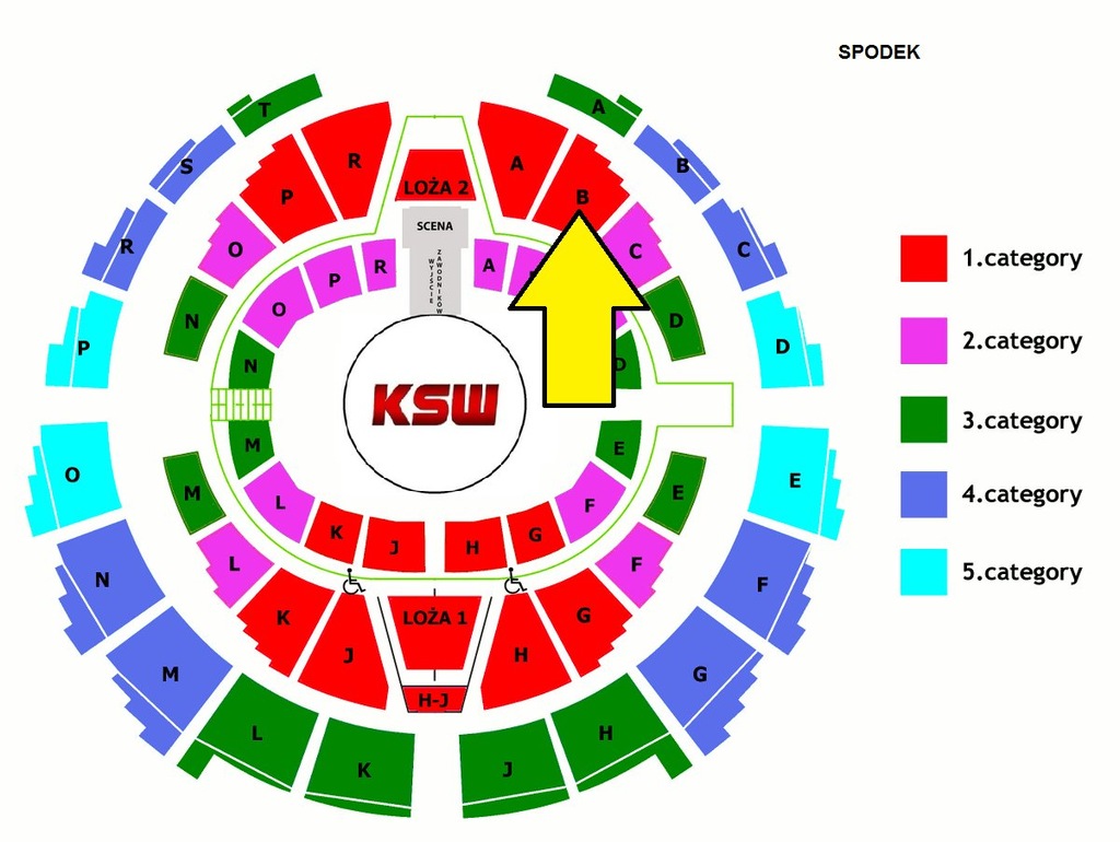 BILET-Y GALA KSW 41 KATOWICE SPODEK CENA NOMINALNA