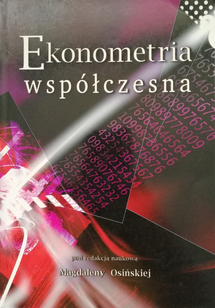 Ekonometria współczesna Magdalena Osińska SPK