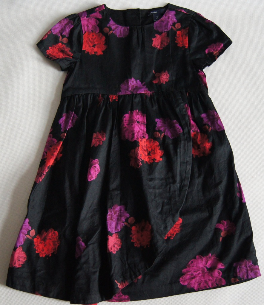Szałowa sukienka w kwiatki BABY GAP r 5 l 116 cm