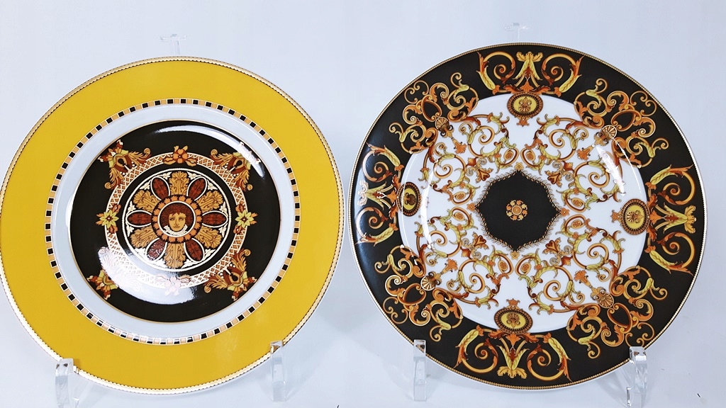 2 TALERZE ROSENTHAL VERSACE Barocco Ø 18,2 cm