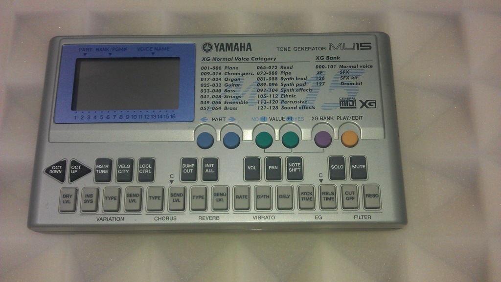 Yamaha MU15 moduł brzmieniowy GM / XG - 7177378391 - oficjalne