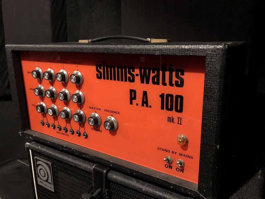 Simms Watts PA 100 wzmacniacz lampowy