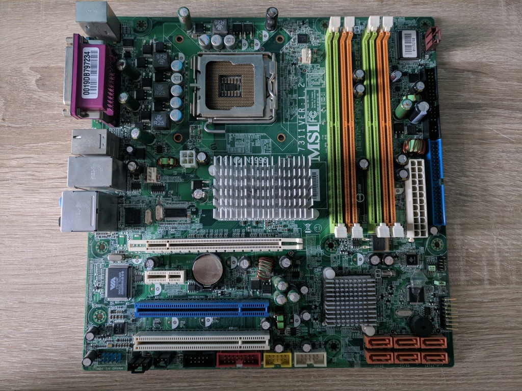 Płyta Główna MSI MS-7311 VER:1.2 Socket 775 + RAM