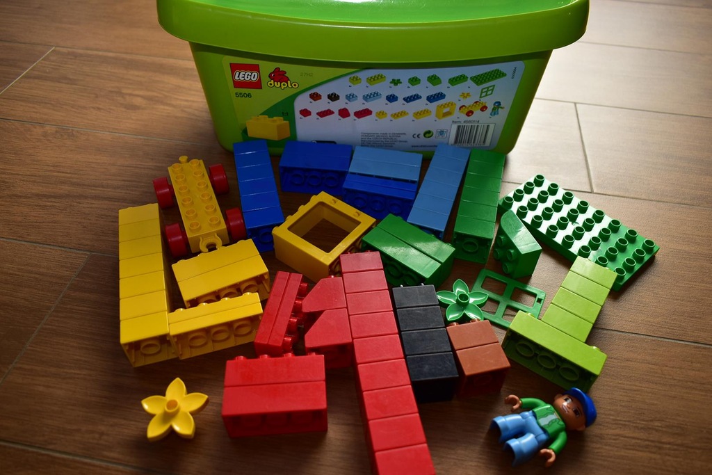 LEGO DUPLO 5380 Du?�e pud??o klock?�w skrzynia - 7225287750 - oficjalne archiwum Allegro