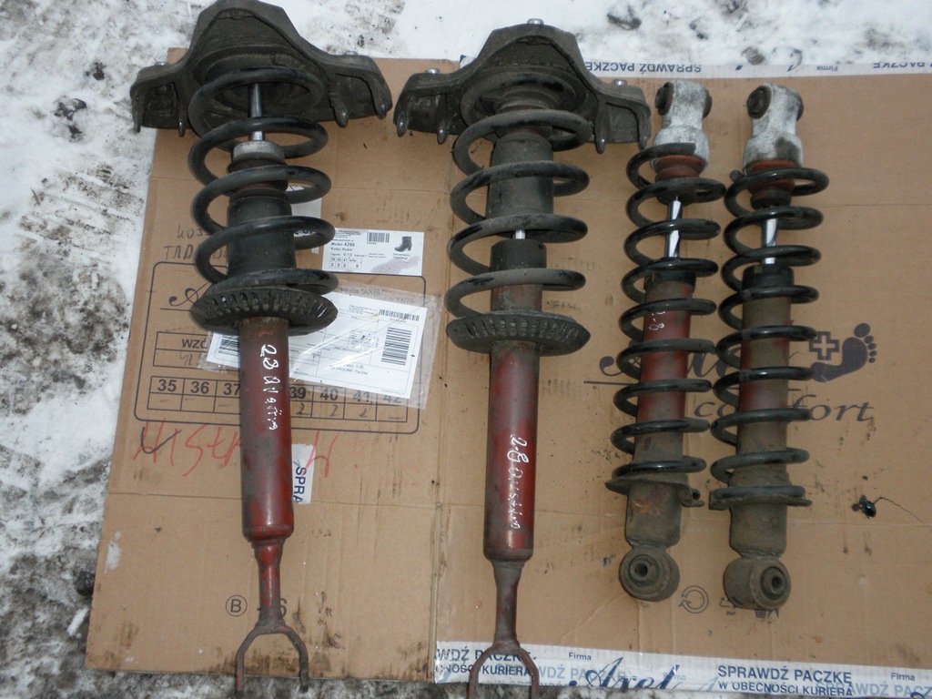 AUDI A4 B5 QUATTRO 2.8 V6 ZAWIESZENIE 1 BE KOMPLET