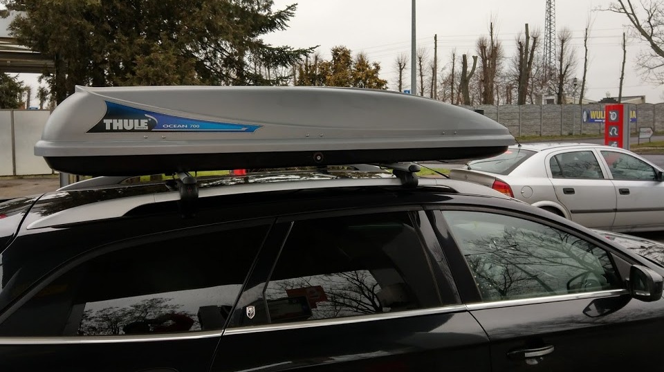 Box dachowy THULE OCEAN 700 OKAZJA! EASY SNAP
