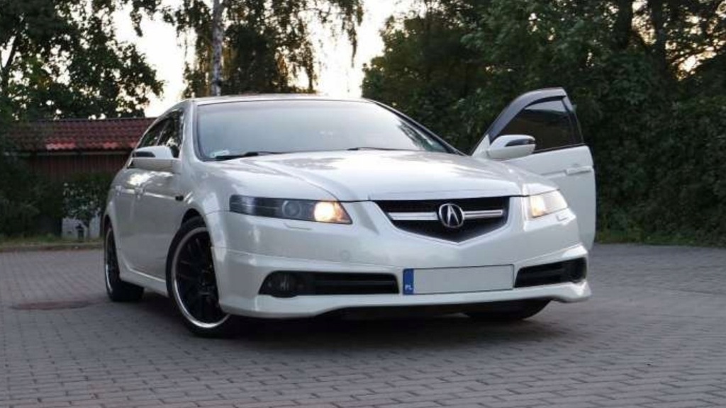 Acura TL S 3.5L vtec, biała perła, 286hp, 350Nm