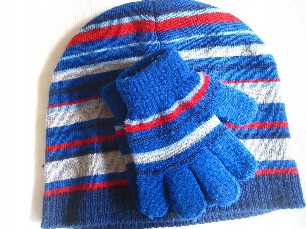 REBEL komplet czapka szalik rękawiczki 3-4 lata
