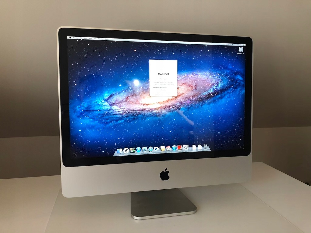 Macデスクトップ iMac 2007 iMac (24-calowy, połowa 2007 r.) Instrukcje obsługi i