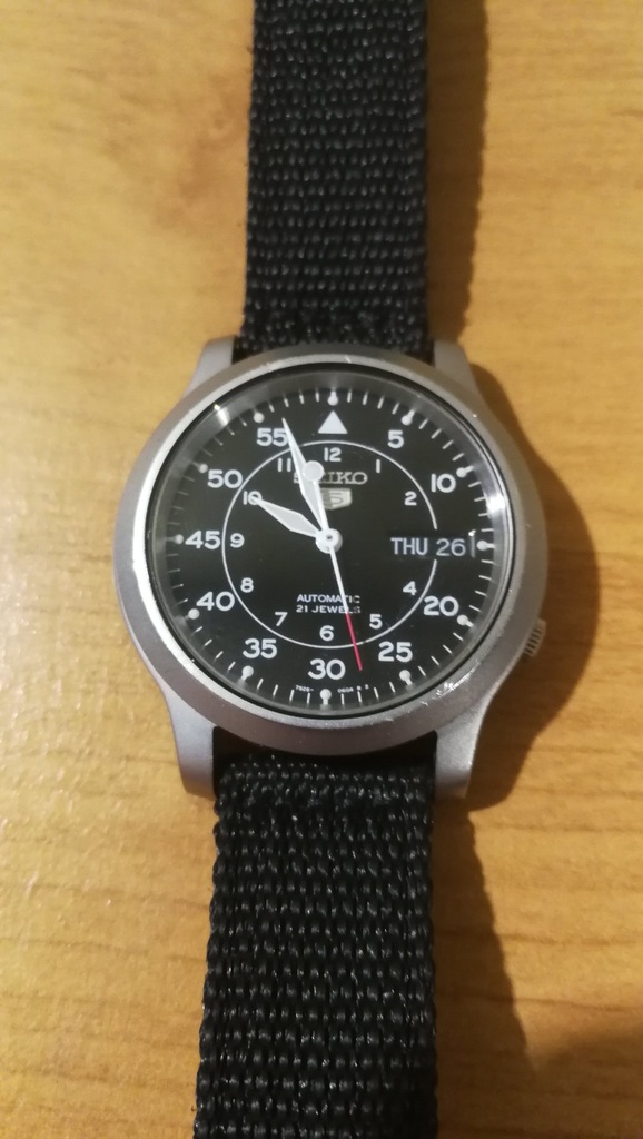 Seiko SNK809 automatic, automat  