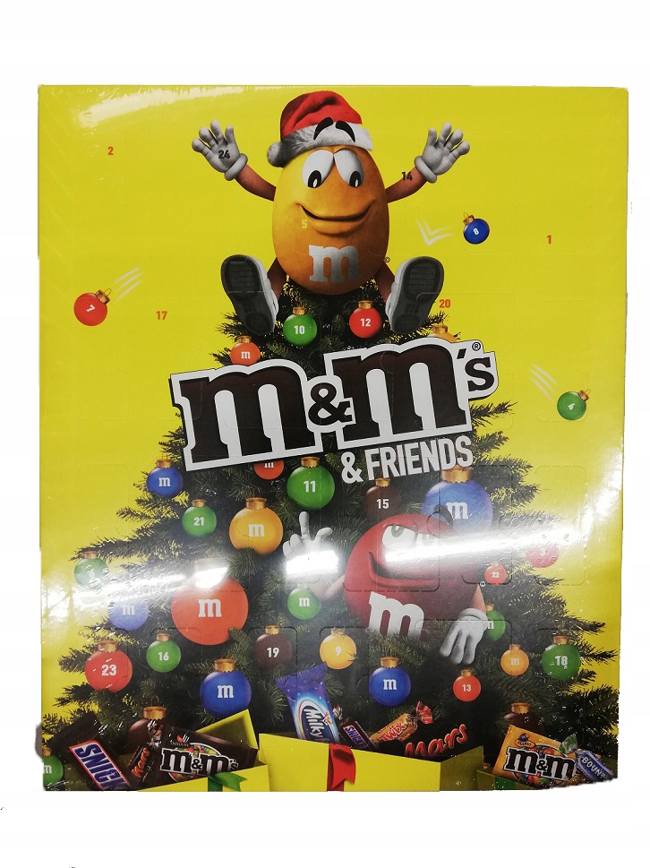 KALENDARZ ADWENTOWY m&m's&Friends mix Mars