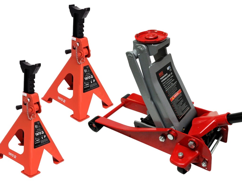 ŻABA 3T PODNOŚNIK HYDRAULICZNY YATO KOBYŁKI 6T