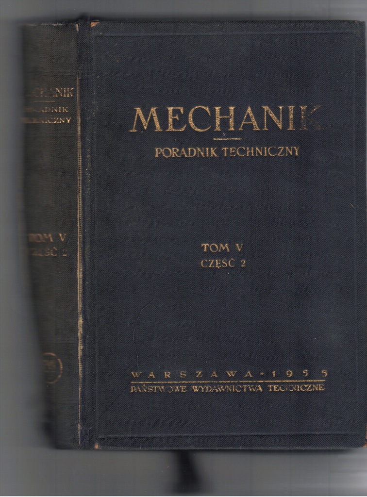 MECHANIK tom V część 2 1955