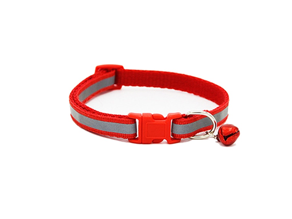 OBROŻA DLA KOTA 34/20 Z DZWONECZKIEM ODBLASK 4745 - 6977303912