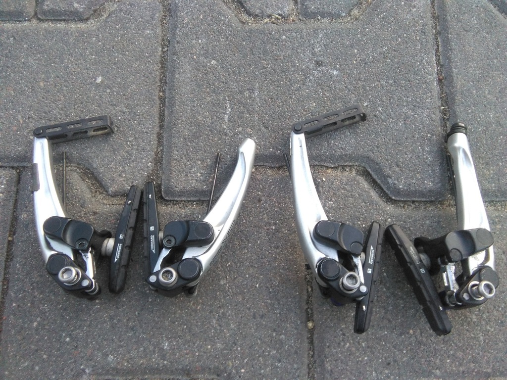 shimano xt v brakes set