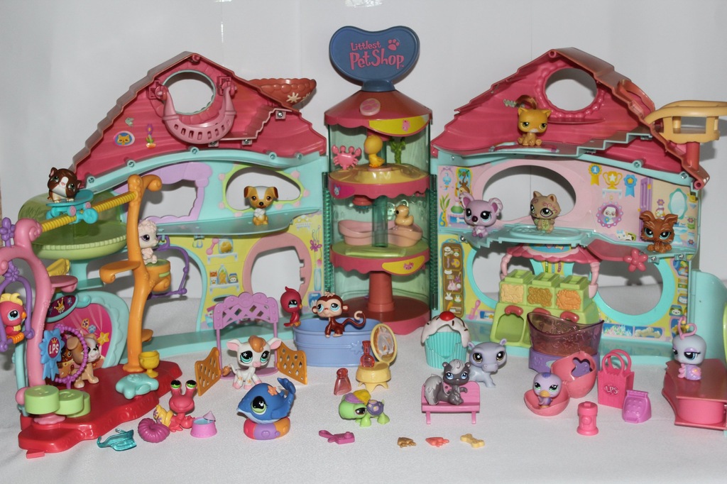 LPS ZESTAW MEGA DOMEK  LITTLEST PET SHOP